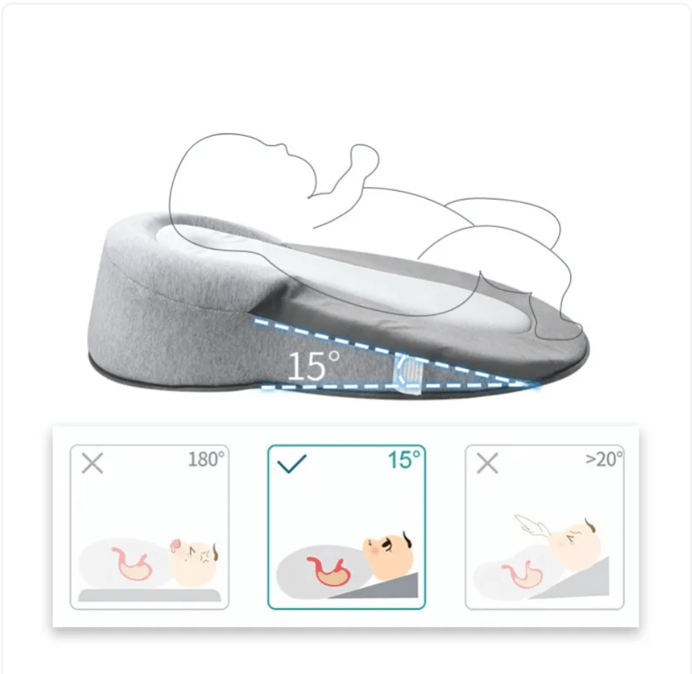 Baby Anti - Spit Up Pillow - HerSena