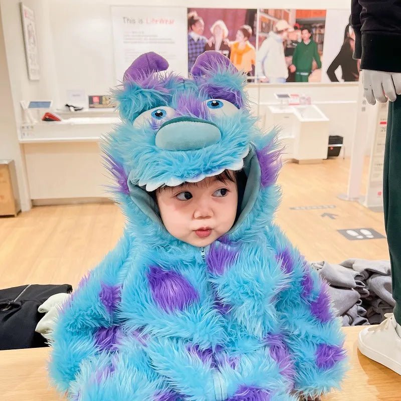 Cute Animal Baby Jumpsuit With Hooded Zipper - HerSena