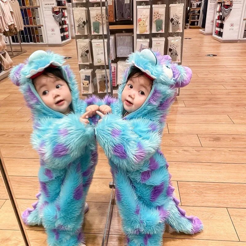 Cute Animal Baby Jumpsuit With Hooded Zipper - HerSena